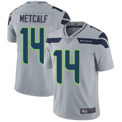 Seattle Seahawks Limited Grey Men D.K. Metcalf Alternate Jersey NFL Football 14 Vapor Untouchable